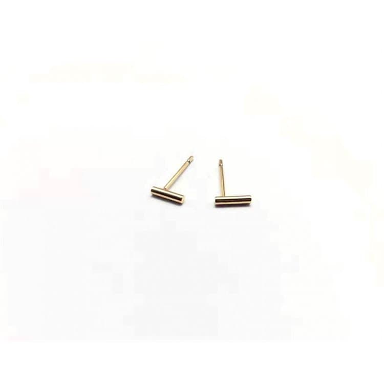 KOLCZYKI STAL CHIRURGICZNA ZŁOTO KST1203