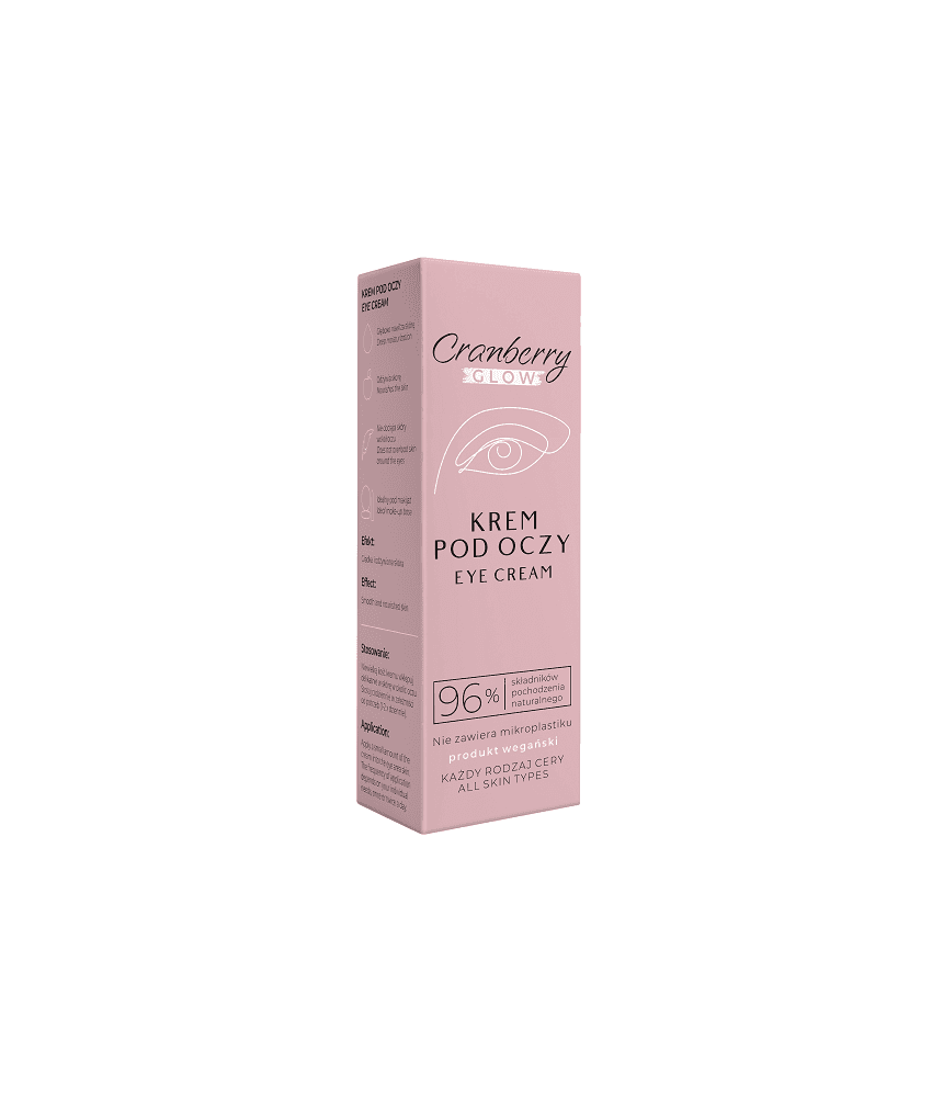 Krem pod oczy cranberry glow 30 ml - składniki naturalnego pochodzenia