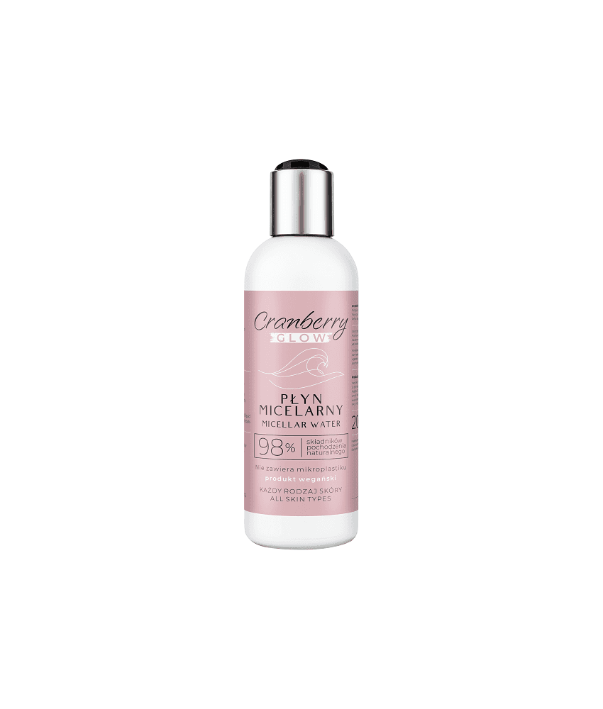 Płyn micelarny cranberry glow 200 ml - naturalne pochodzenie składników