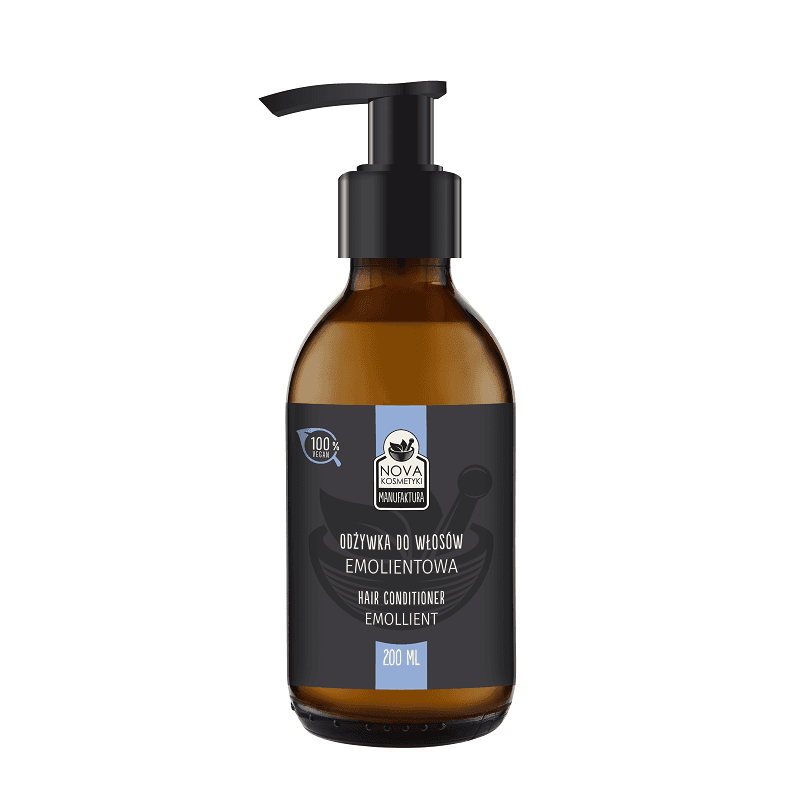 Odżywka do włosów - emolientowa 200 ml - naturalne pochodzenie składników