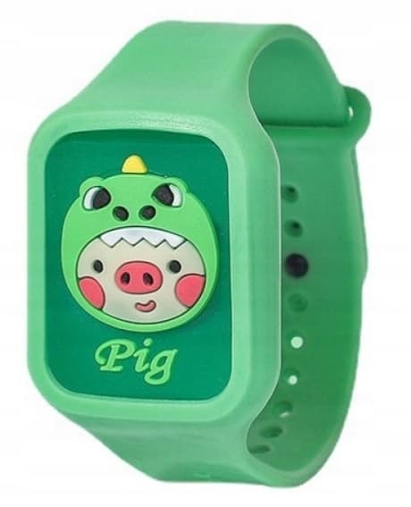 NoBzzz OPASKA NA KOMARY ZEGAREK DLA DZIECI LED