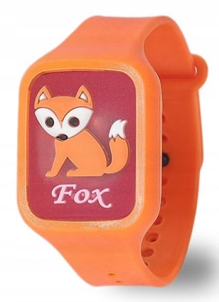 NoBzzz OPASKA NA KOMARY ZEGAREK DLA DZIECI LED