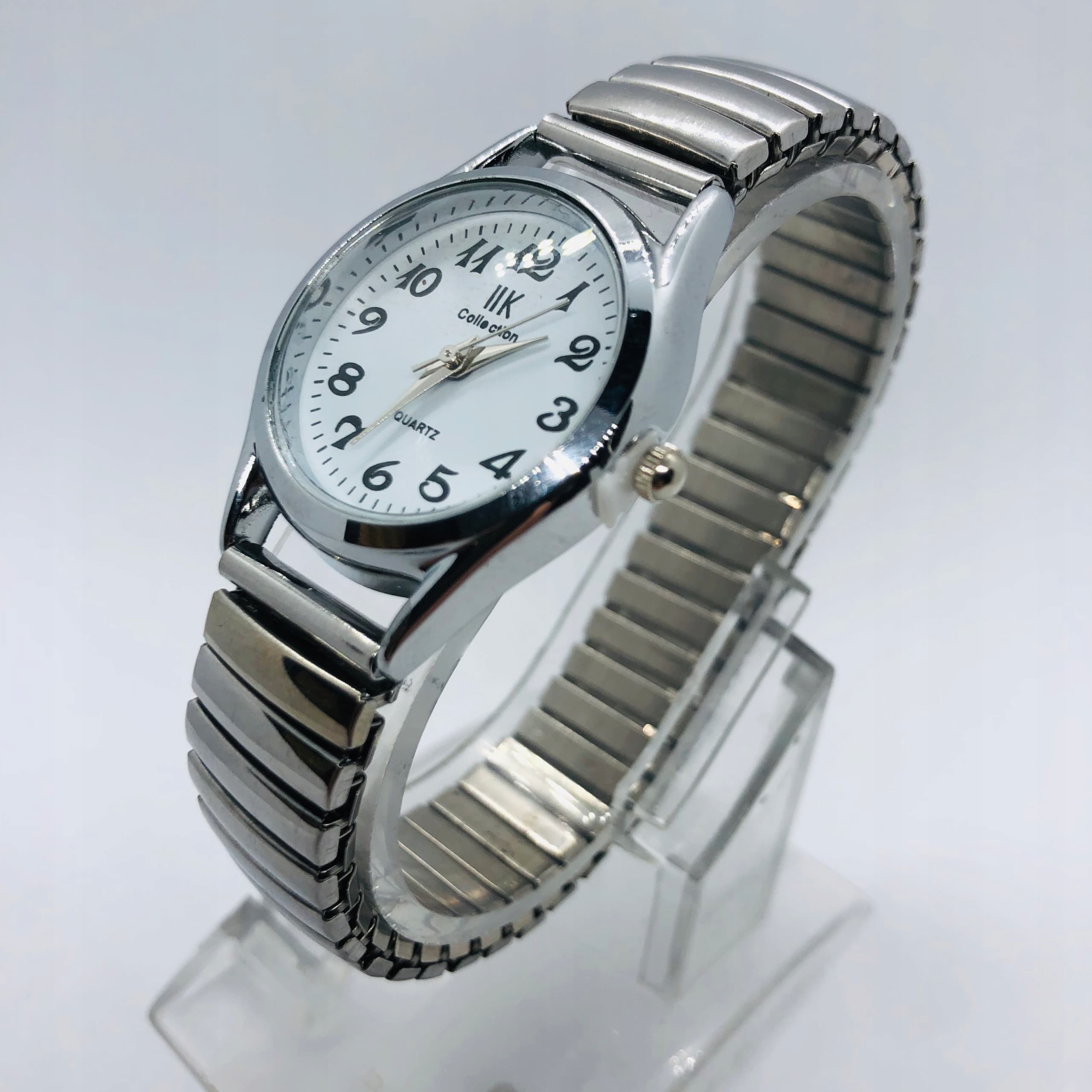 ZEGAREK DAMSKI WYGODNY NA GUMCE BRANSOLETA PL 48h