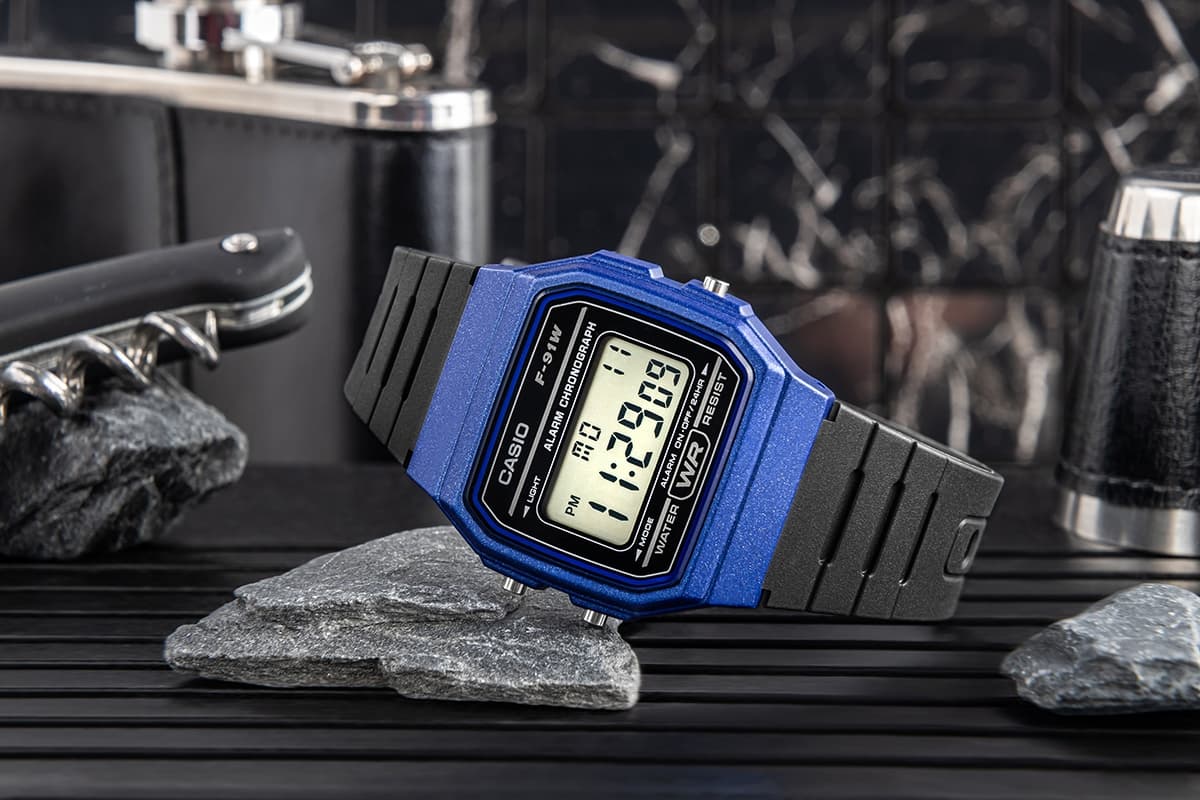 Zegarek Męski CASIO F-91WM-2ADF